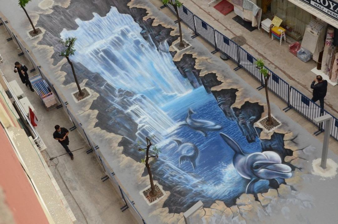 Ordu sokakları, 3D ile renklendi