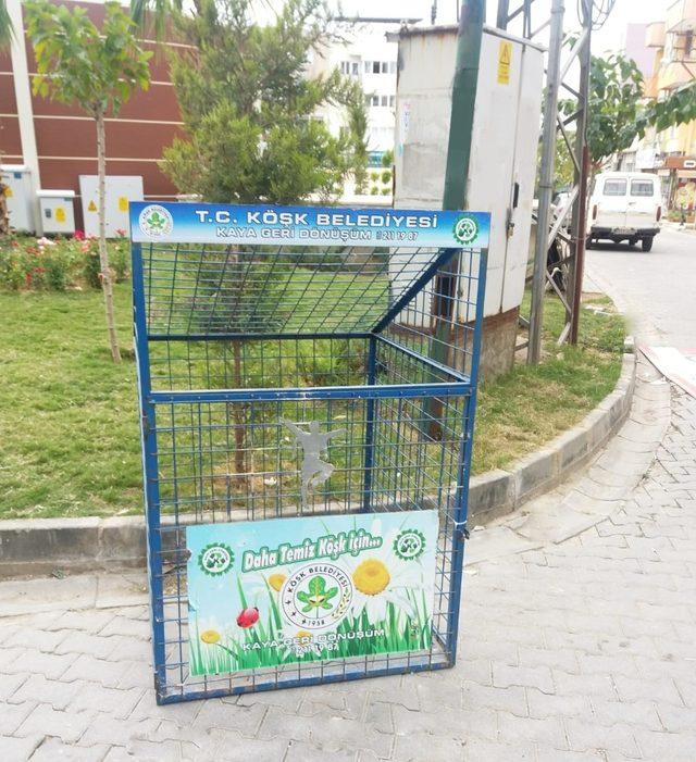 Köşk Belediyesi’nden ambalaj atıkları toplama projesi