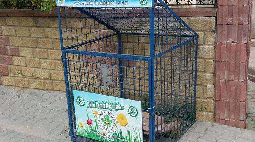 K&ouml;şk Belediyesi&rsquo;nden ambalaj atıkları toplama projesi