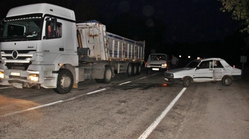 &Ccedil;an&rsquo;da trafik kazası : 1 yaralı