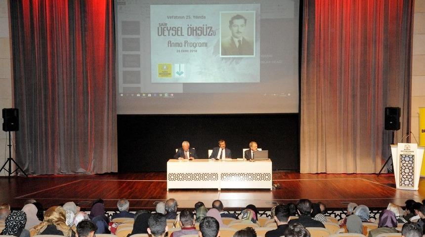Şair Veysel &Ouml;ks&uuml;z vefatının 25. yılında anıldı