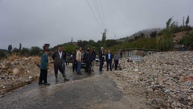 Adıyaman'da sel ve heyelan hasara yol açtı