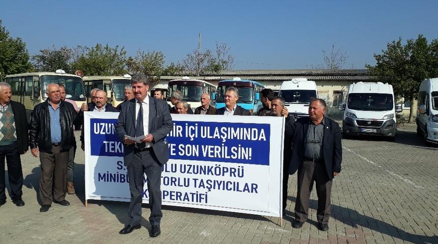 Zeki Engin: "Uzunk&ouml;pr&uuml; şehir i&ccedil;i ulaşımında tekelleşmeye son verin"