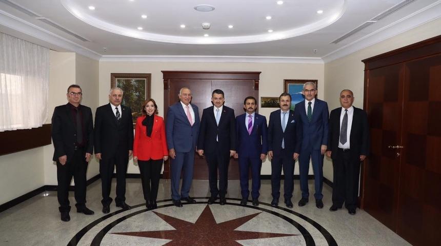 Sandras Suyu Projesi Bakan Pakdemirli&rsquo;nin g&uuml;ndemine alındı