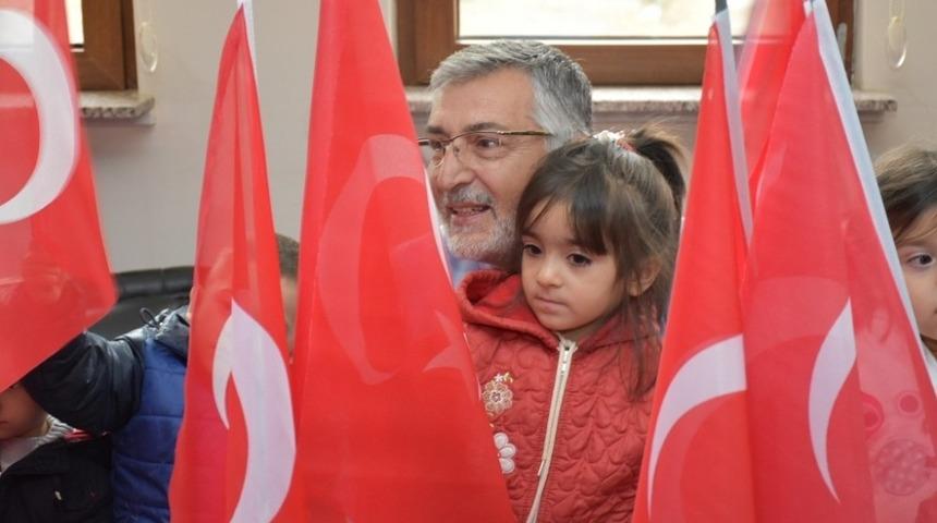Miniklerden Başkan Bozkurt&rsquo;a 29 Ekim ziyareti