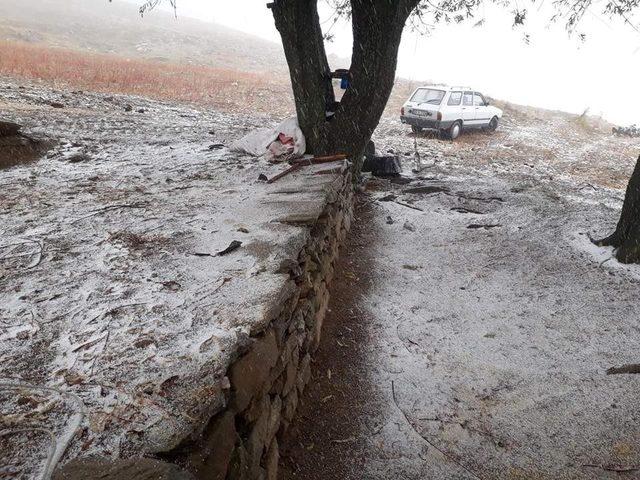 Aydın’a yılın ilk karı düştü