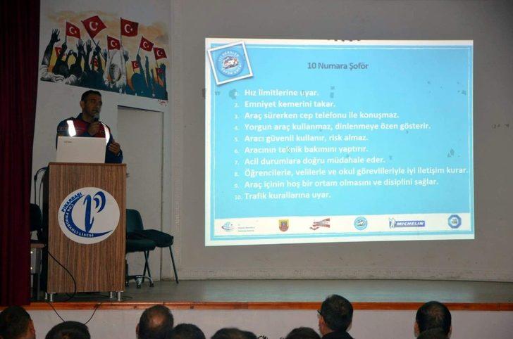 Pınarbaşı’nda öğrenci servis şoförleri bilgilendirildi G1