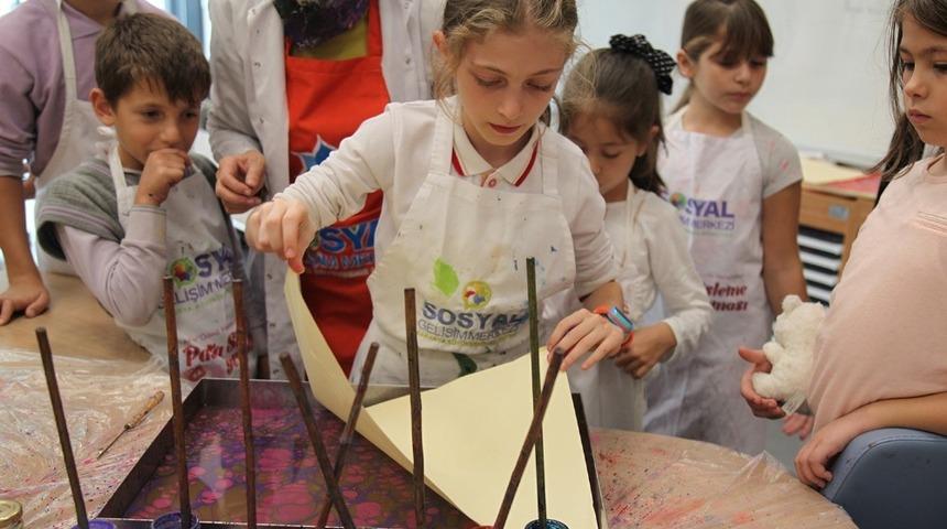 &Ccedil;ocuklar, SGM&rsquo;de eğitim &ccedil;alışmalarına devam ediyor