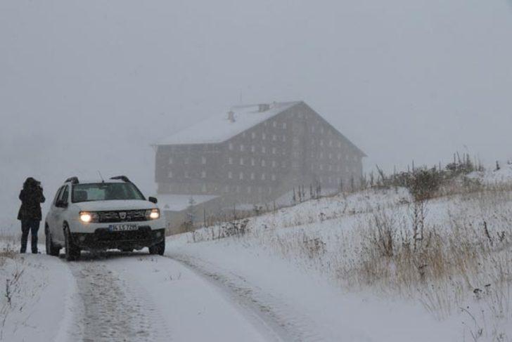 Bolu'da ilk kar yağdı!  G2