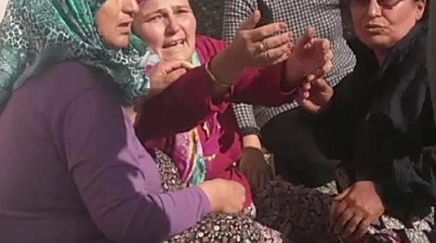 Evinin yanışını gözyaşları içinde izledi