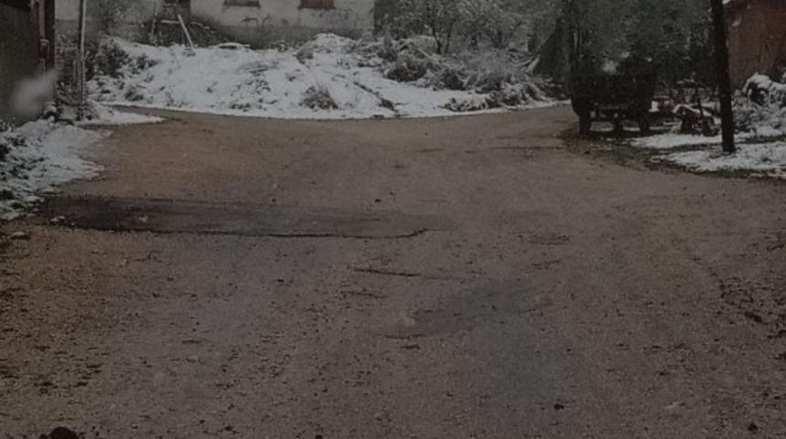 Boz&uuml;y&uuml;k&rsquo;e bu yıl kış erken geldi