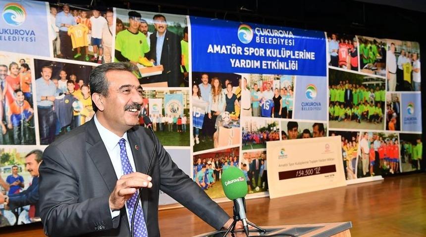 Çukurova Belediyesi’nden amatör spor kulüplerine yardım
