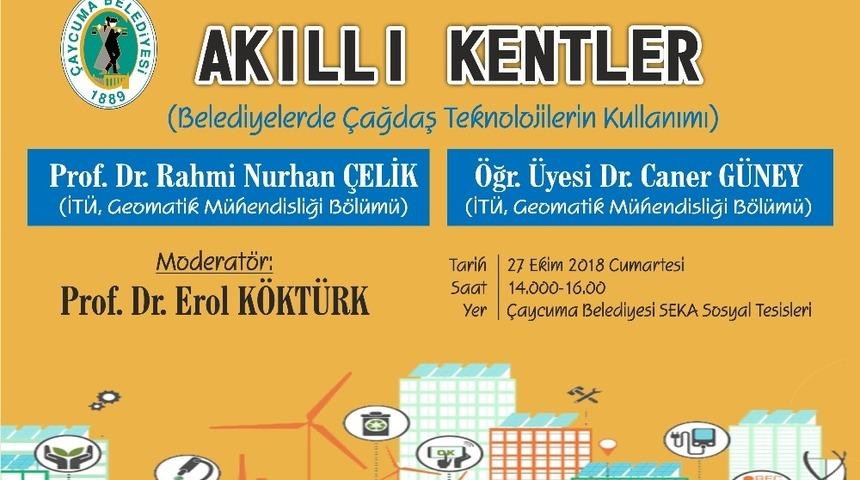 Akıllı kentler tartışılacak