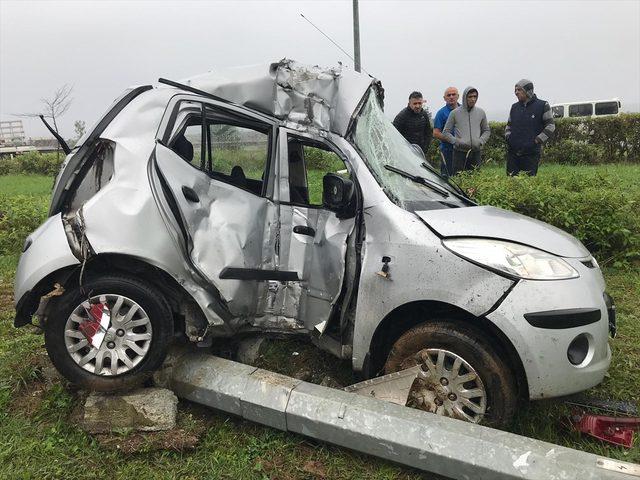 Rize'de trafik kazası: 1 ölü