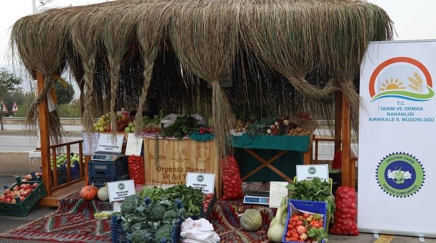 Kırıkkale&rsquo;de organik tarım standı a&ccedil;ıldı