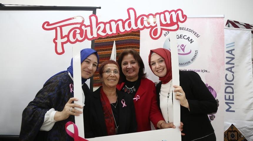 Atakumlu kadınlara kanser farkındalığı