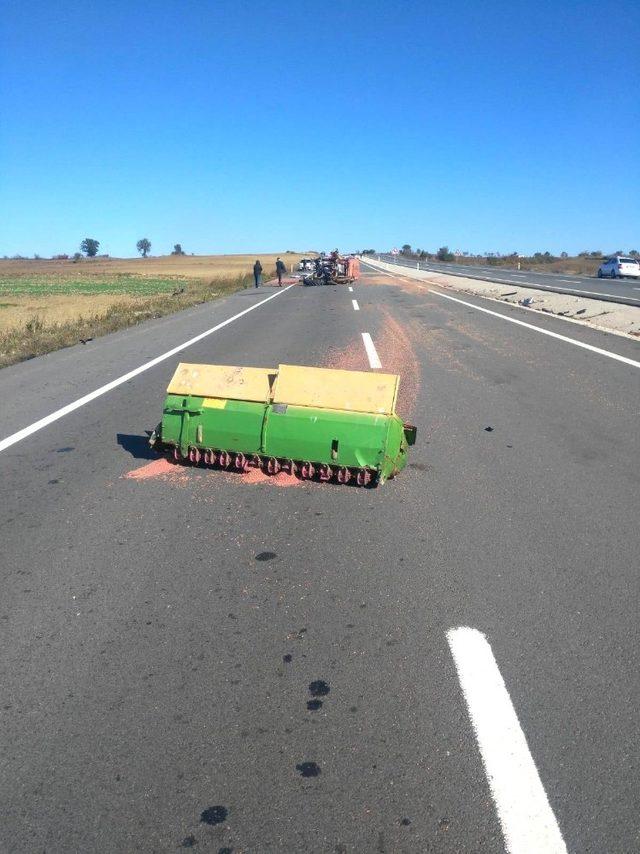 Keşan’da trafik kazası: 1 yaralı