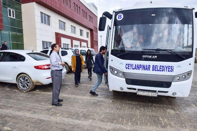 Ceylanpınar’da ücretsiz öğrenci servisi uygulaması