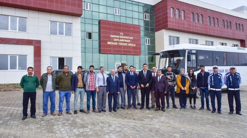 Ceylanpınar&rsquo;da &uuml;cretsiz &ouml;ğrenci servisi uygulaması