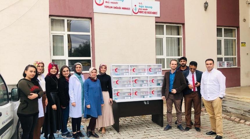 Muş&rsquo;ta &ldquo;Ecza dolabı olmayan okul kalmasın&rdquo; projesi