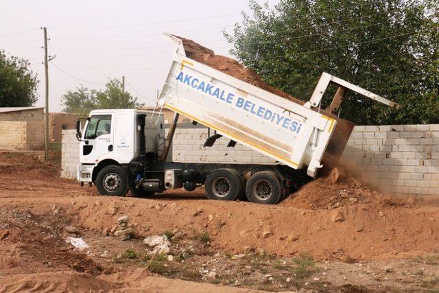 Evlerin ortasındaki gölet ıslah edildi