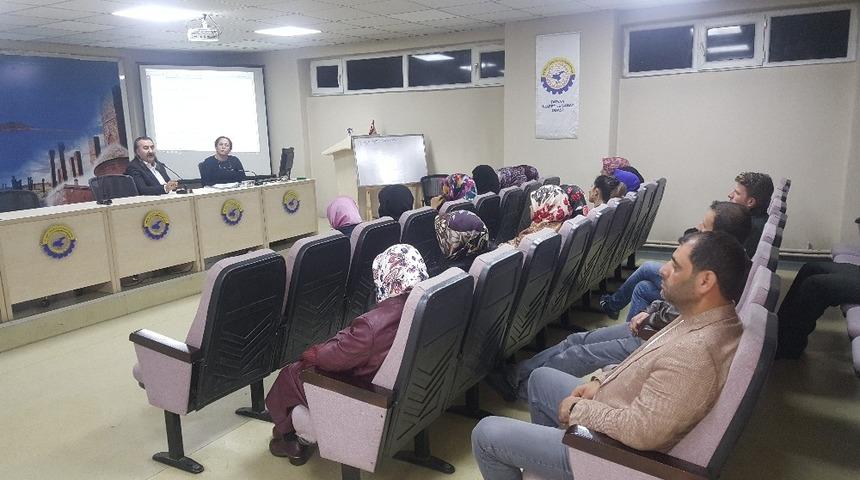 İMO Temsilcisi Cengiz Şahin, girişimci adaylarıyla bir araya geldi