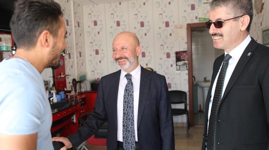 Başkan &Ccedil;olakbayrakdar Camikebir Mahallesini ziyaret etti