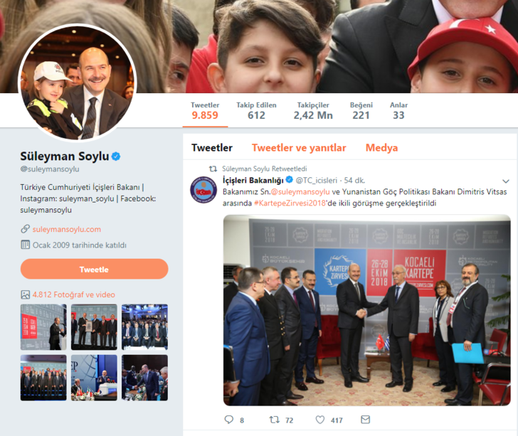 Kabinenin Twitter ve Instagram karnesi G5