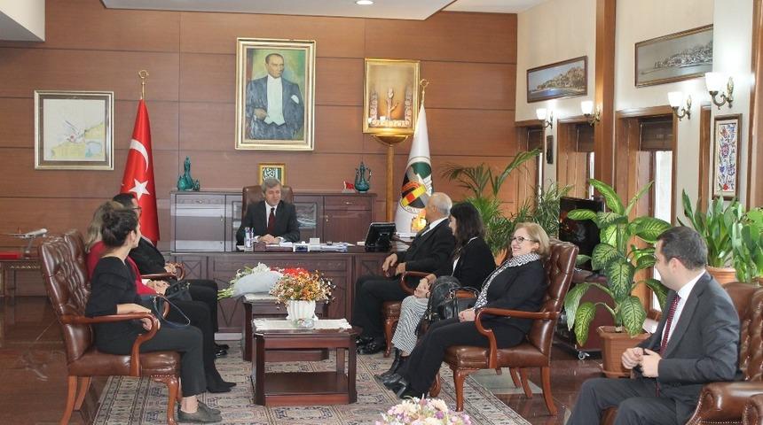 Vali &Ccedil;ınar, Eroğlu&rsquo;nu kabul etti