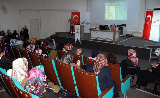 Van Büyükşehir Belediyesi meme kanseri semineri düzenledi