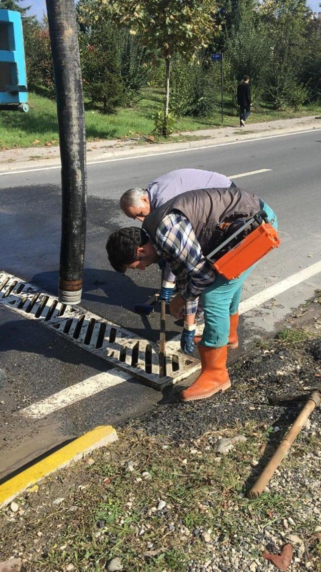 Düzce’de temizlik çalışmaları sürüyor