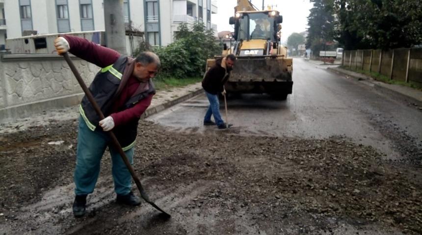 D&uuml;zce&rsquo;de alt yapı &ccedil;alışmaları s&uuml;r&uuml;yor