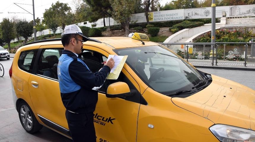 B&uuml;y&uuml;kşehir Zabıta ticari taksileri denetliyor