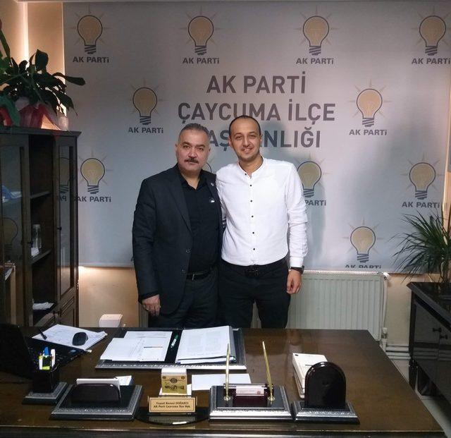 AK Parti Çaycuma İlçe Gençlik Kolları Başkanı değişti