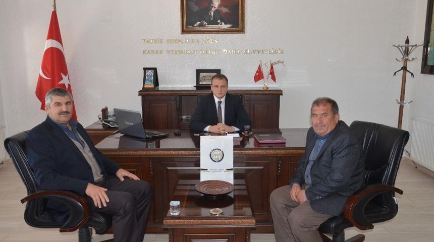 Başkan Arayıt ve Başkan Şahin’den, Kaymakam Koşansu’ya hayırlı olsun ziyareti