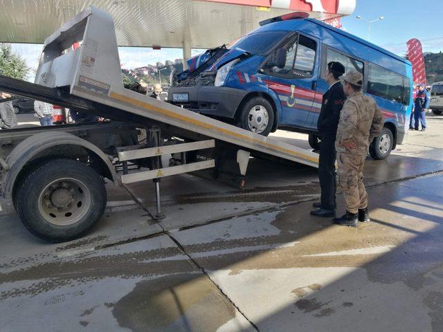 Ordu’da trafik kazası ucuz atlatıldı