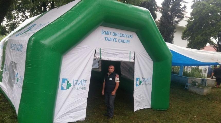 İzmit&rsquo;ten taziye &ccedil;adırı hizmeti