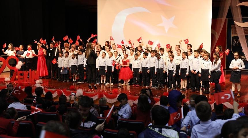 SANKO okullarında Cumhuriyet coşkusu