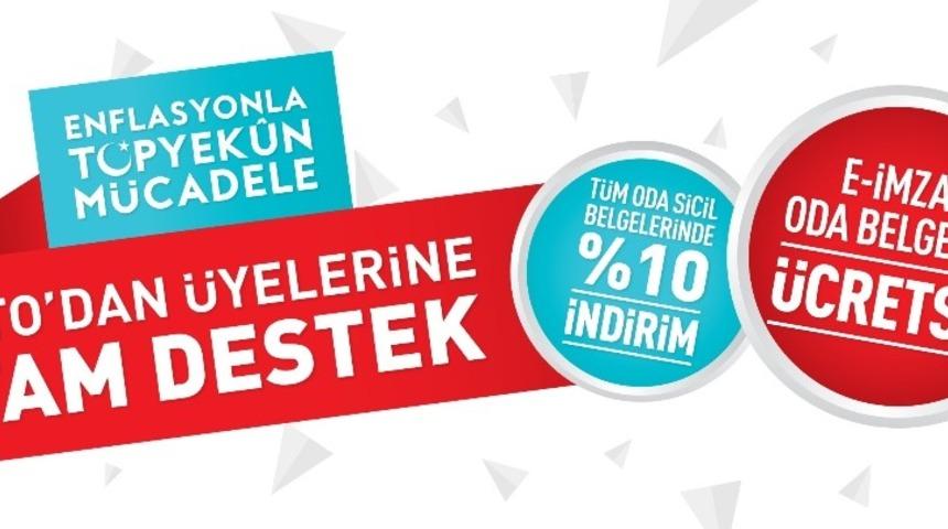 ATO&rsquo;dan &uuml;yelerine b&uuml;y&uuml;k destek