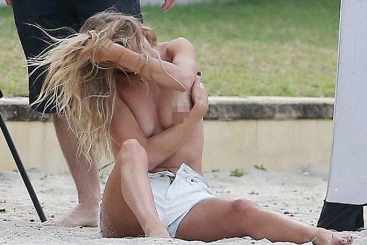 'Reklam için' soyundu G3