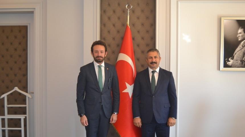 İl Emniyet M&uuml;d&uuml;r&uuml; Din&ccedil;&rsquo;e nezaket ziyareti