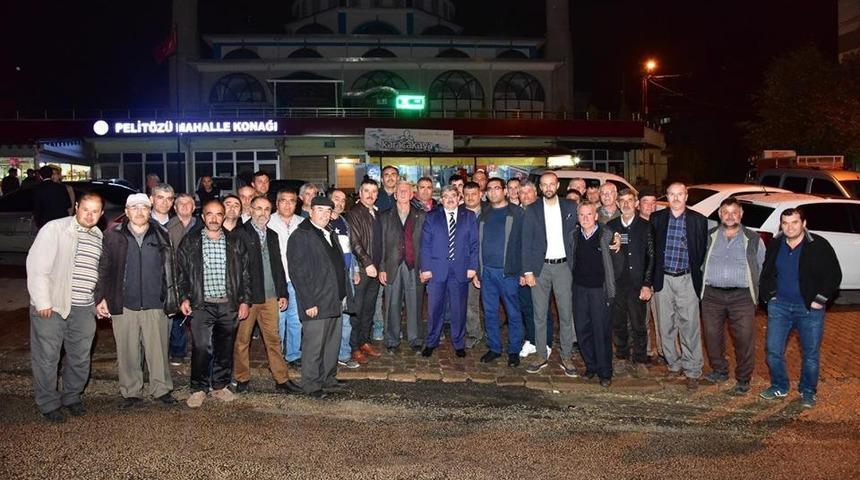 Başkan Can, mahalle sakinleriyle bir araya geldi