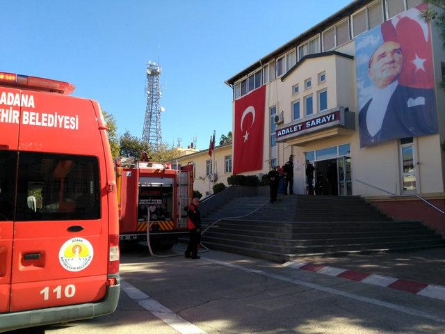 Kozan Adliyesi nde yangın 1