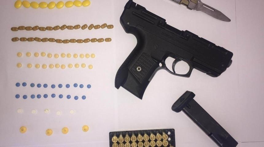 Salihli&rsquo;de uyuşturucu operasyonu