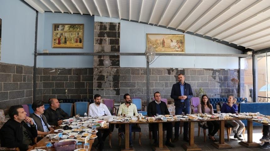 Baro Başkanı Cihan Aydın basın mensupları ile bir araya geldi