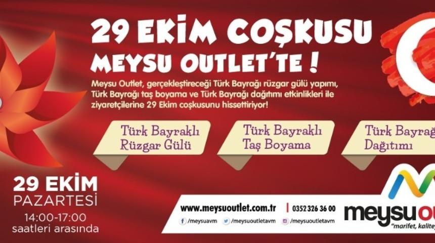 Meysu Outlet AVM Cumhuriyet Bayramı&rsquo;nı at&ouml;lye etkinlikleriyle kutlayacak