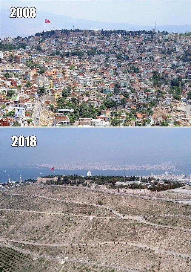 Kadifekale’de 2008’den 2018’e ’nereden nereye’ dedirten fotoğraf