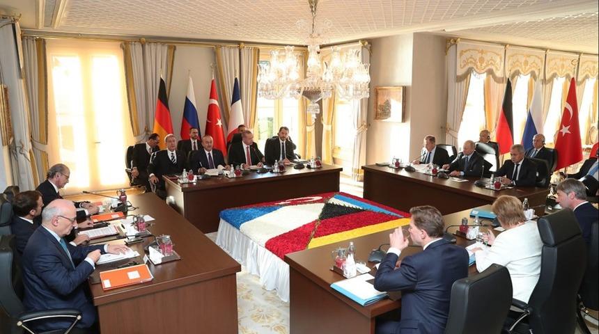 D&ouml;rtl&uuml; Suriye Zirvesi sonrası liderlerden ortak bildiri