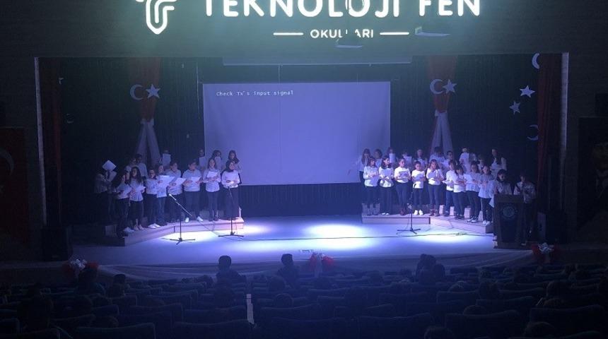 Öğrencilerin ’Cumhuriyet’ coşkusu