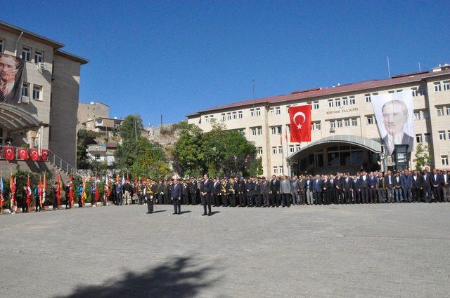 Şırnak’ta 29 Ekim Cumhuriyet Bayramı töreni